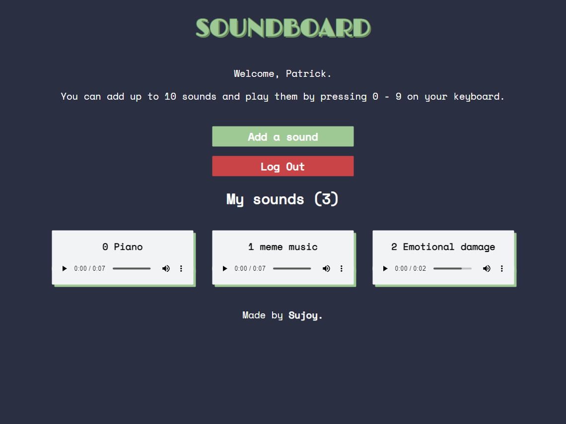 soundboard