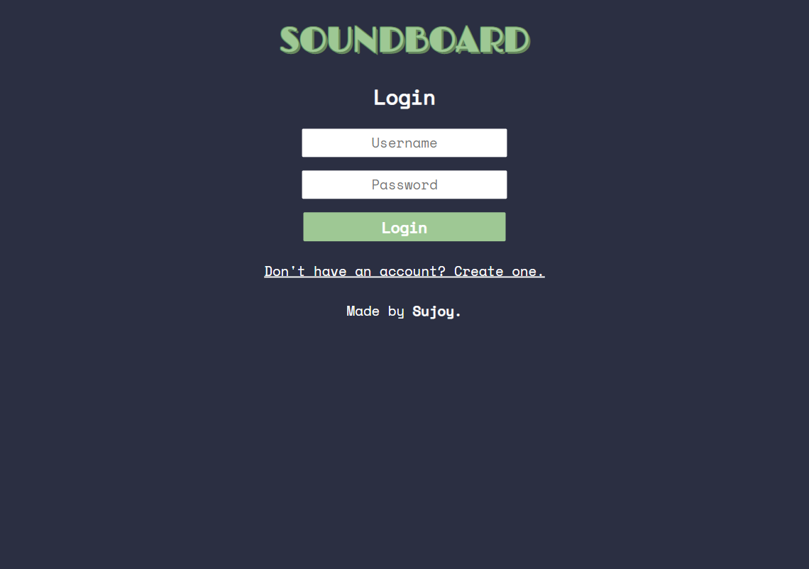 soundboard
