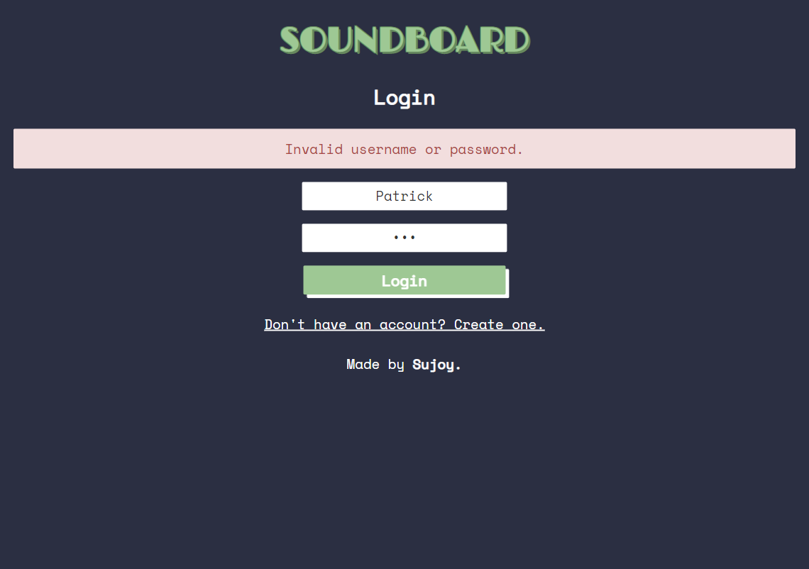soundboard