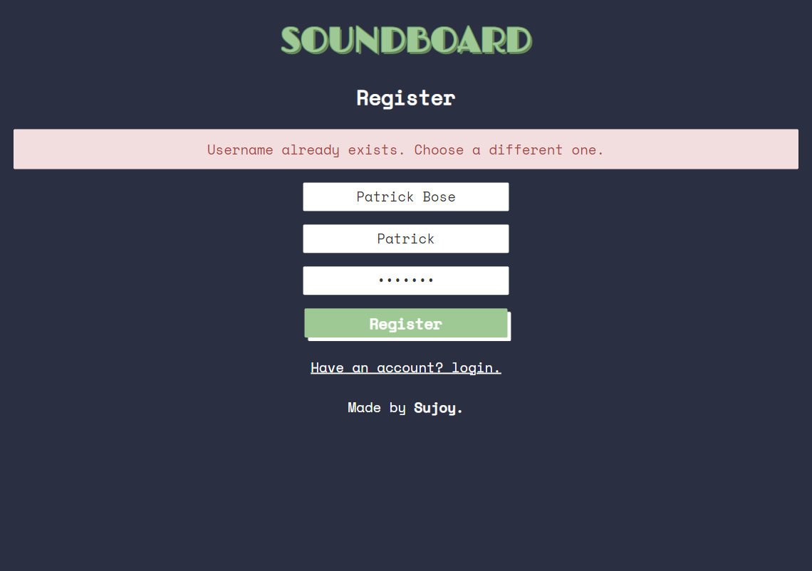 soundboard
